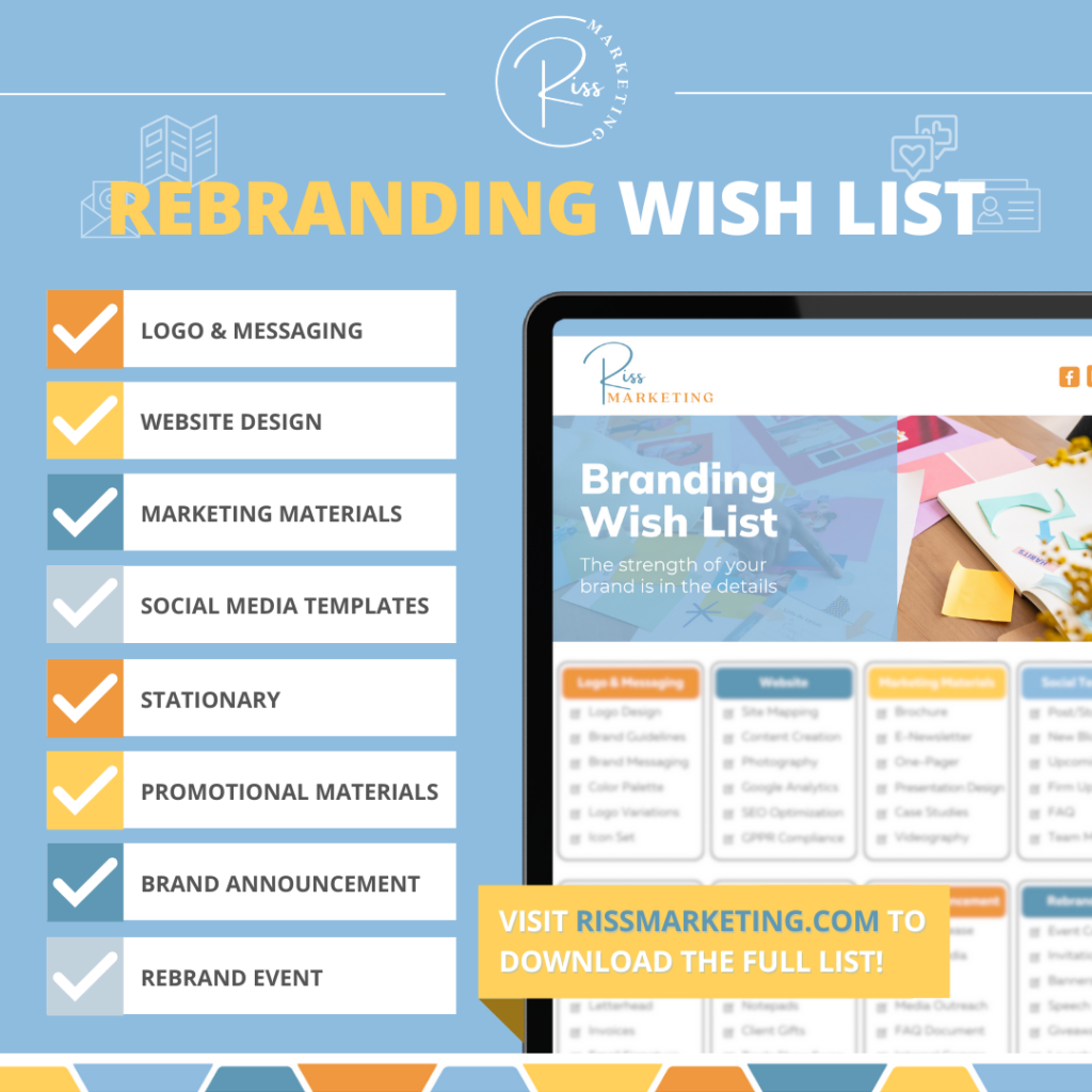 Rebranding Wish List